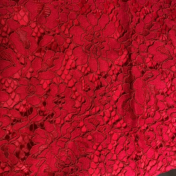 COPY - J Crew red scalloped lace cropped pants NEW 6P - Picture 5 of 7